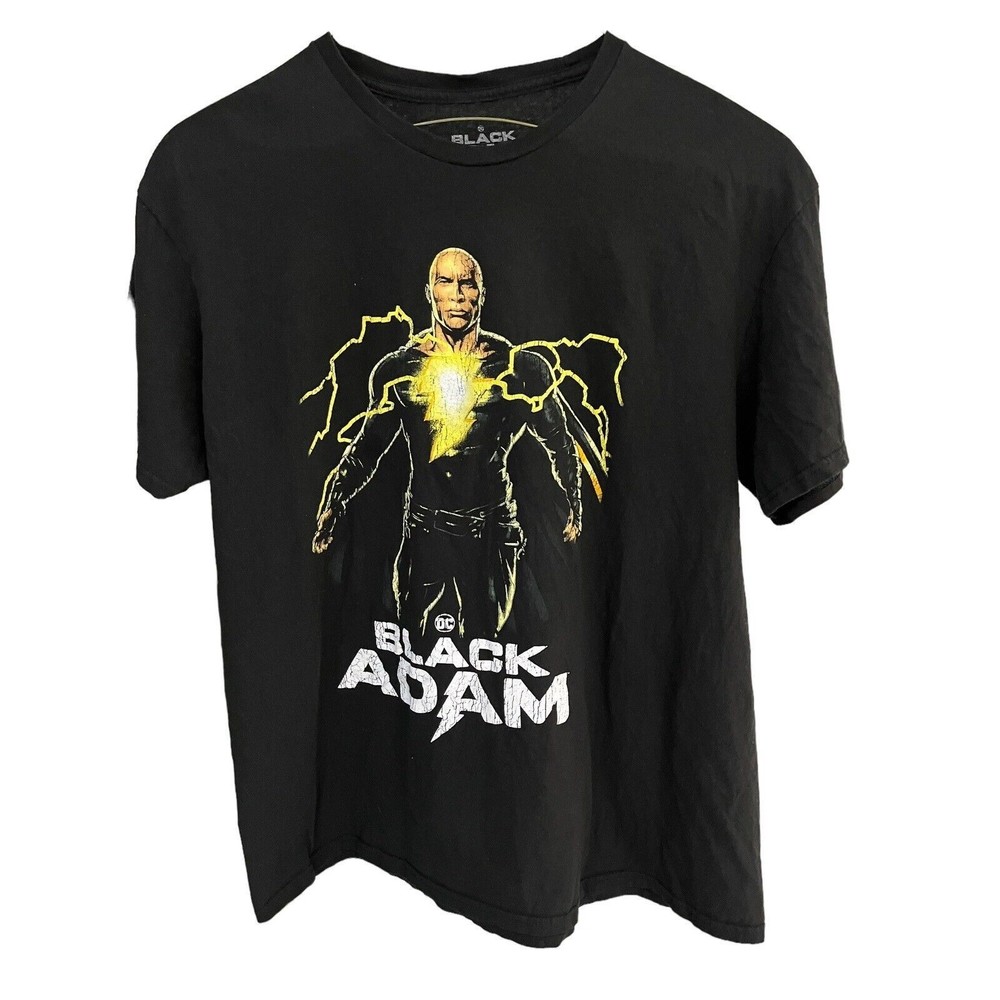 DC Black Adam men's XL graphic t-shirt black